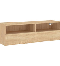 TV-Wandschrank Sonoma-Eiche 100x30x30 cm Holzwerkstoff