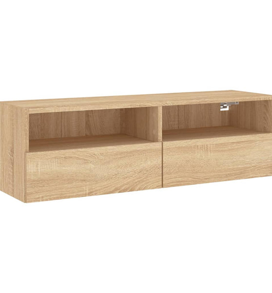 TV-Wandschrank Sonoma-Eiche 100x30x30 cm Holzwerkstoff