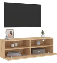 TV-Wandschrank Sonoma-Eiche 100x30x30 cm Holzwerkstoff