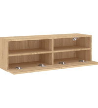 TV-Wandschrank Sonoma-Eiche 100x30x30 cm Holzwerkstoff