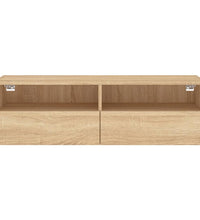 TV-Wandschrank Sonoma-Eiche 100x30x30 cm Holzwerkstoff