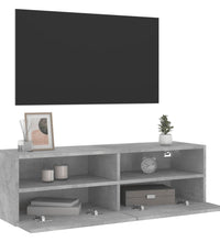 TV-Wandschrank Betongrau 100x30x30 cm Holzwerkstoff