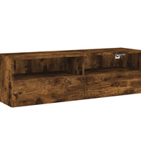 TV-Wandschrank Räuchereiche 100x30x30 cm Holzwerkstoff