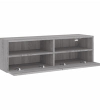 TV-Wandschrank Grau Sonoma 100x30x30 cm Holzwerkstoff