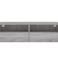 TV-Wandschrank Grau Sonoma 100x30x30 cm Holzwerkstoff