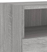 TV-Wandschrank Grau Sonoma 100x30x30 cm Holzwerkstoff