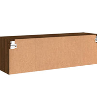 TV-Wandschrank Braun Eiche-Optik 100x30x30 cm Holzwerkstoff