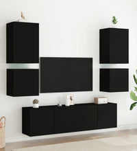 TV-Wandschrank Schwarz 40,5x30x40 cm Holzwerkstoff