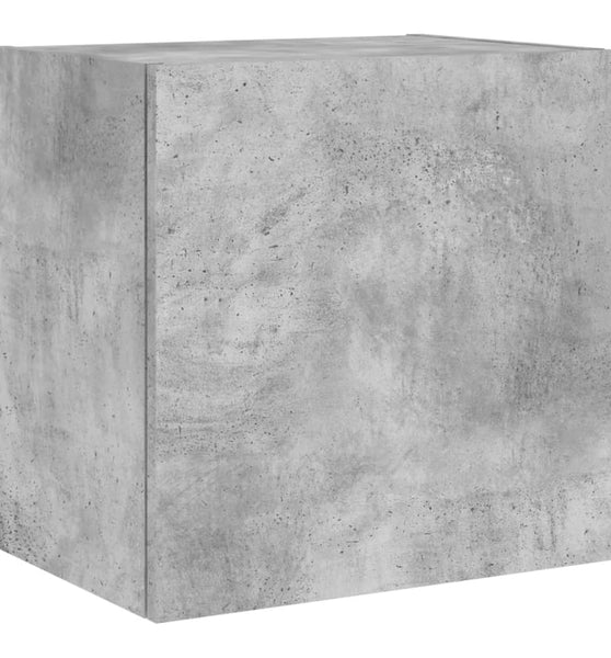 TV-Wandschrank Betongrau 40,5x30x40 cm Holzwerkstoff