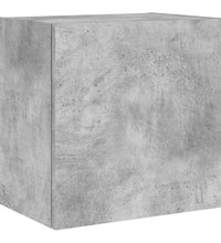 TV-Wandschrank Betongrau 40,5x30x40 cm Holzwerkstoff