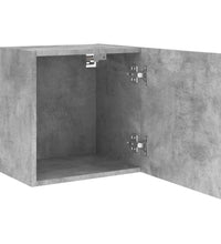 TV-Wandschrank Betongrau 40,5x30x40 cm Holzwerkstoff