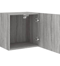 TV-Wandschränke 2 Stk. Grau Sonoma 40,5x30x40 cmm Holzwerkstoff