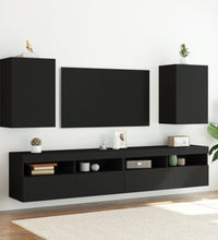 TV-Wandschrank Schwarz 40,5x30x60 cm Holzwerkstoff