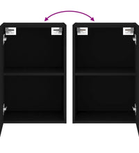 TV-Wandschrank Schwarz 40,5x30x60 cm Holzwerkstoff