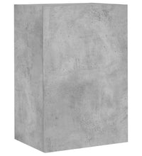 TV-Wandschrank Betongrau 40,5x30x60 cm Holzwerkstoff