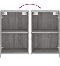 TV-Wandschrank Grau Sonoma 40,5x30x60 cm Holzwerkstoff