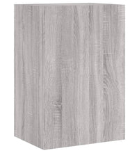 TV-Wandschränke 2 Stk. Grau Sonoma 40,5x30x60 cm Holzwerkstoff