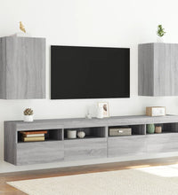 TV-Wandschränke 2 Stk. Grau Sonoma 40,5x30x60 cm Holzwerkstoff