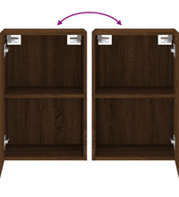 TV-Wandschrank Braun Eiche-Optik 40,5x30x60 cm Holzwerkstoff