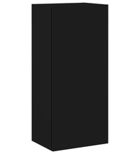 TV-Wandschrank Schwarz 40,5x30x90 cm Holzwerkstoff