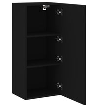 TV-Wandschrank Schwarz 40,5x30x90 cm Holzwerkstoff