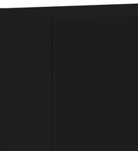 TV-Wandschrank Schwarz 40,5x30x90 cm Holzwerkstoff