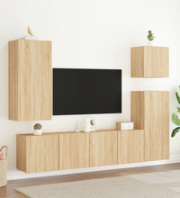 TV-Wandschrank Sonoma-Eiche 40,5x30x90 cm Holzwerkstoff