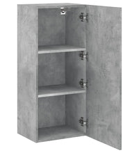 TV-Wandschrank Betongrau 40,5x30x90 cm Holzwerkstoff