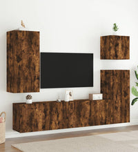 TV-Wandschrank Räuchereiche 40,5x30x90 cm Holzwerkstoff