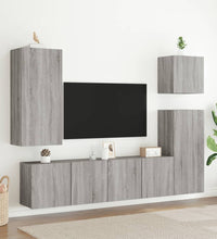 TV-Wandschrank Grau Sonoma 40,5x30x90 cm Holzwerkstoff