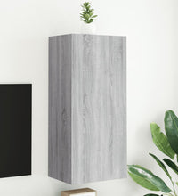 TV-Wandschrank Grau Sonoma 40,5x30x90 cm Holzwerkstoff