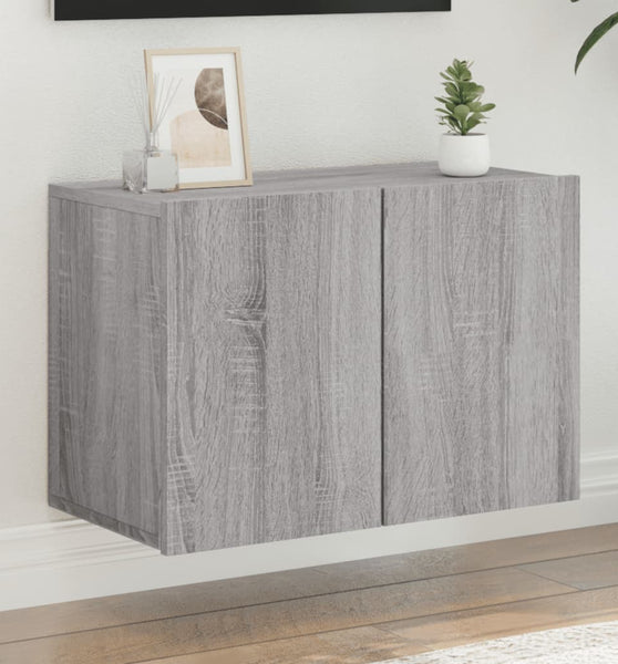 TV-Wandschrank Grau Sonoma 60x30x41 cm