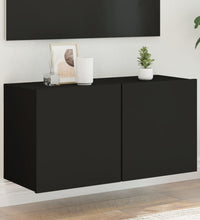 TV-Wandschrank Schwarz 80x30x41 cm