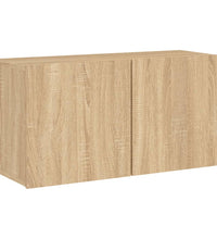 TV-Wandschrank Sonoma-Eiche 80x30x41 cm