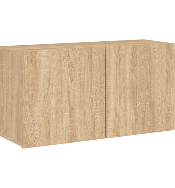 TV-Wandschrank Sonoma-Eiche 80x30x41 cm