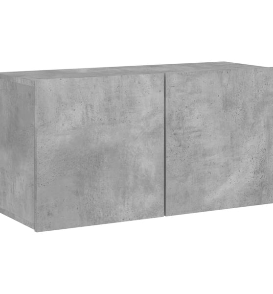 TV-Wandschrank Betongrau 80x30x41 cm