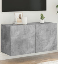 TV-Wandschrank Betongrau 80x30x41 cm