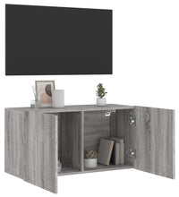 TV-Wandschrank Grau Sonoma 80x30x41 cm