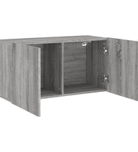 TV-Wandschrank Grau Sonoma 80x30x41 cm