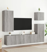 TV-Wandschrank Grau Sonoma 80x30x41 cm