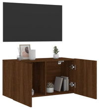 TV-Wandschrank Braun Eichen-Optik 80x30x41 cm