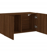 TV-Wandschrank Braun Eichen-Optik 80x30x41 cm