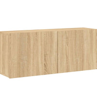 TV-Wandschrank Sonoma-Eiche 100x30x41 cm