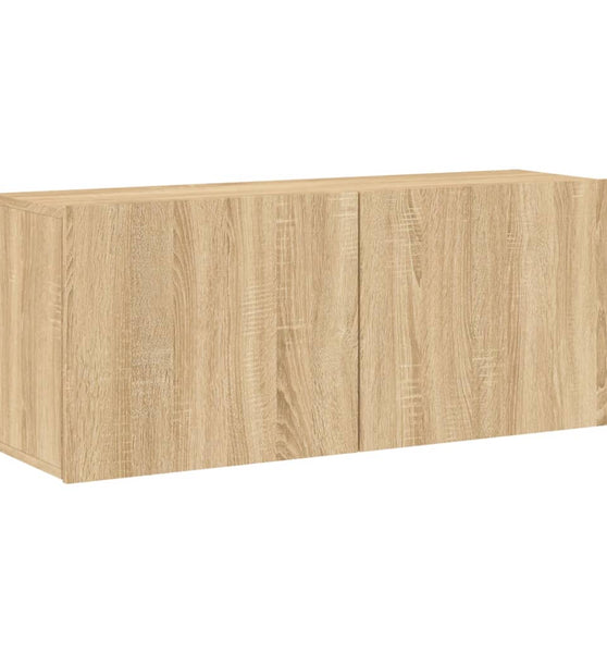 TV-Wandschrank Sonoma-Eiche 100x30x41 cm