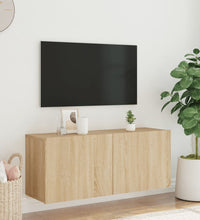 TV-Wandschrank Sonoma-Eiche 100x30x41 cm