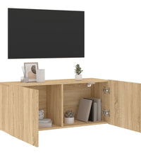 TV-Wandschrank Sonoma-Eiche 100x30x41 cm