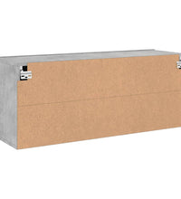 TV-Wandschrank Betongrau 100x30x41 cm