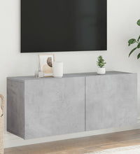 TV-Wandschrank Betongrau 100x30x41 cm