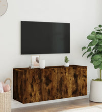 TV-Wandschrank Räuchereiche 100x30x41 cm