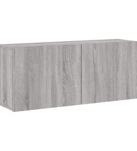 TV-Wandschrank Grau Sonoma 100x30x41 cm